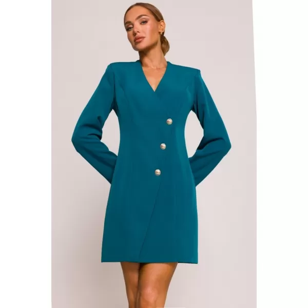  Dámské šaty MOE M793 OCEAN BLUE 
