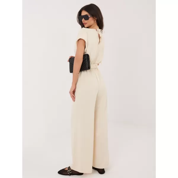  Dámský overal ITALY MODA MI-KO-3125.14P LIGHT BEIGE 