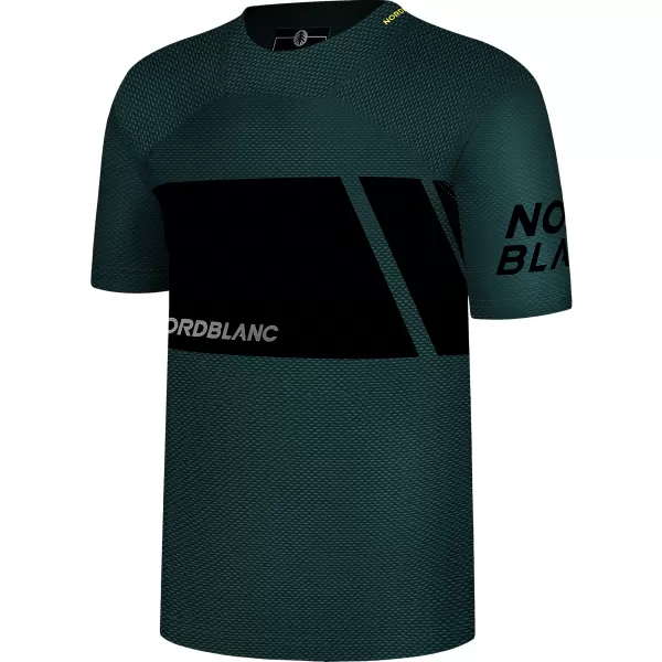  Pánské funkční cyklo tričko NORDBLANC MUD NBSMF8083 ZELENÁ 