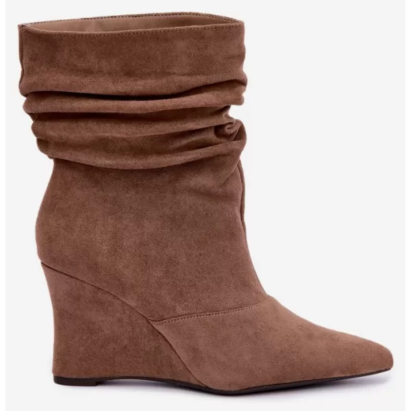  Dámské kotníkové boty BOTO D-273 BEIGE 