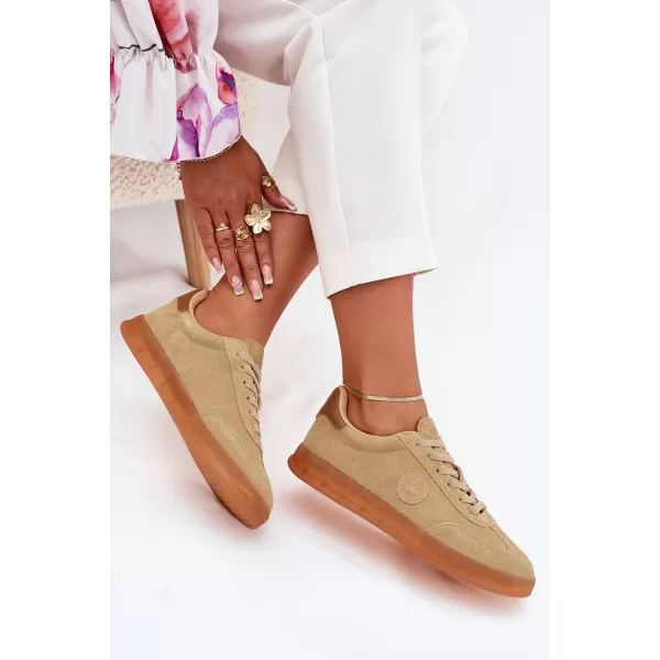  Dámské tenisky BIG STAR SHOES RR274849 BEIGE 