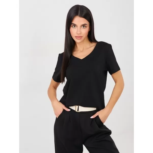  Dámské tričko RUE PARIS RV-TS-A1095.33 BLACK 