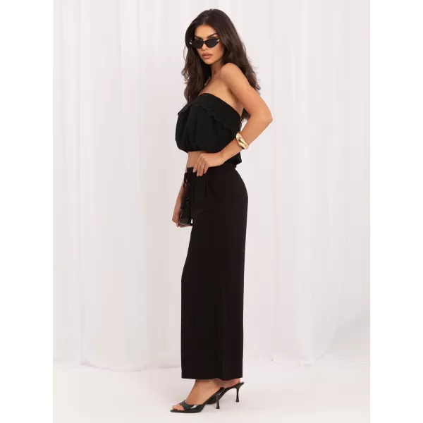  Dámské kalhoty SUBLEVEL D73761AG62237L BLACK 