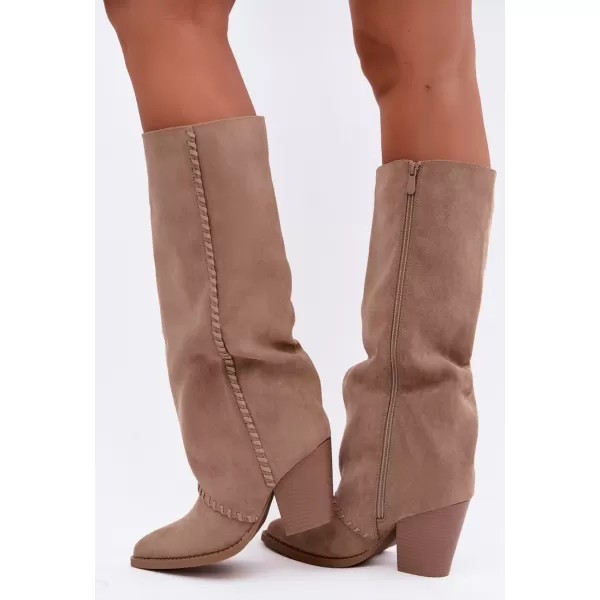  Dámské kovbojky BOTO LQ-166 BEIGE 