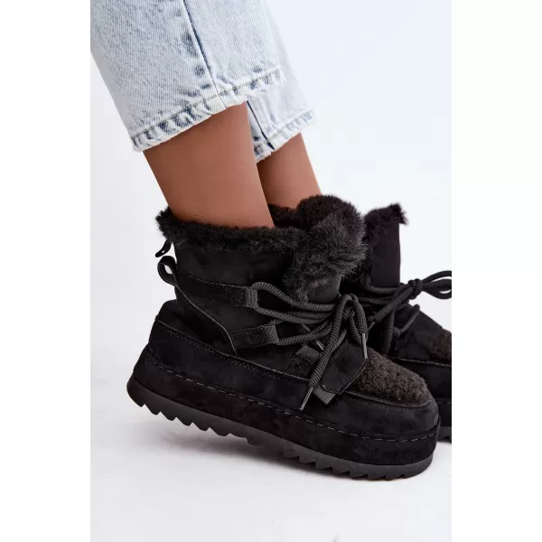  Dámské sněhule BOTO 9077 BLACK 