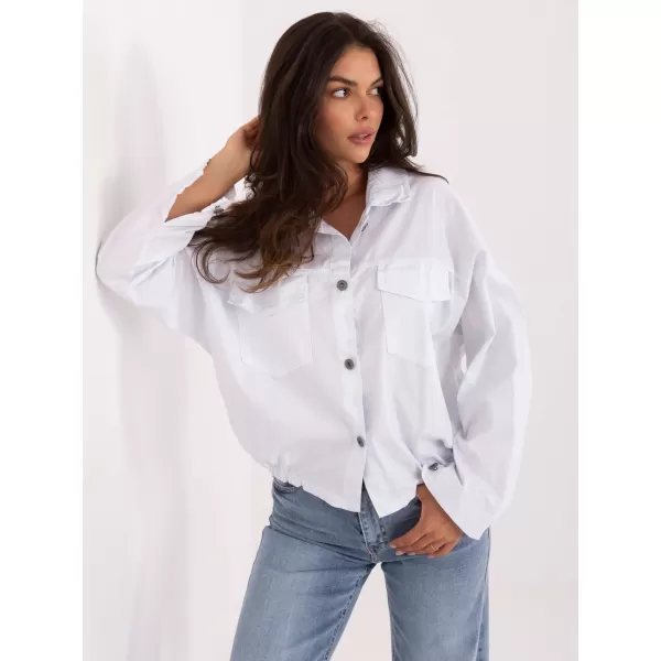  Dámská košile RUE PARIS IT-KS-FL9273.86 WHITE 