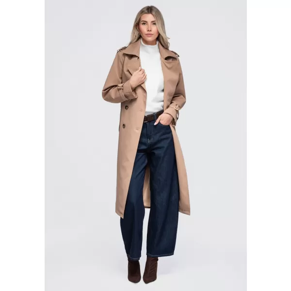  Dámský kabát OMBRE OW-CT-E0003 BEIGE 