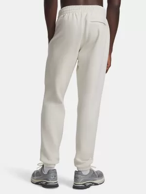 Pánské tepláky UNDER ARMOUR ICON FLEECE JOGGER 1373882-110 BÍLÁ