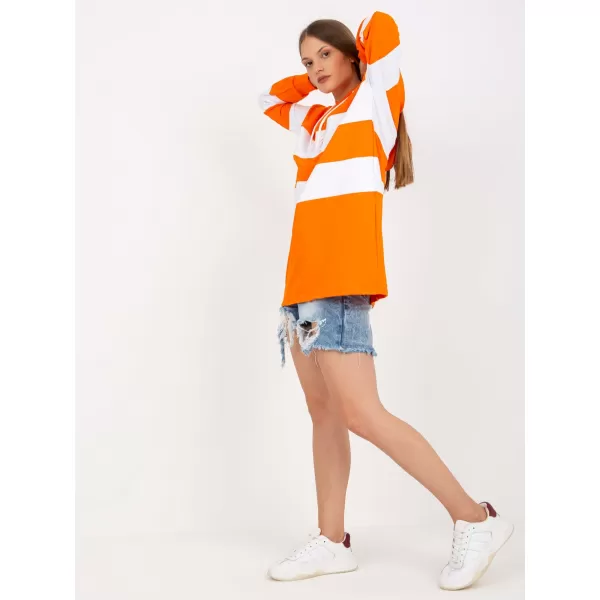  Dámská mikina RUE PARIS RV-BL-8074.98 ORANGE 