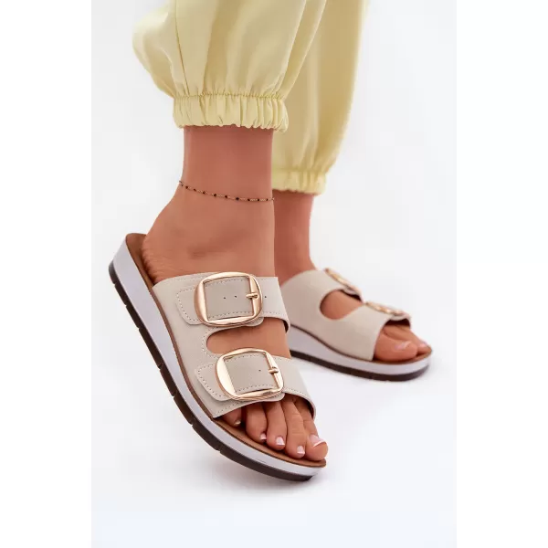  Dámské pantofle INBLU CP000061 BEIGE 