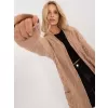 Dámský kardigan WOOL FASHION ITALIA AT-SW-2366.61 CAMEL