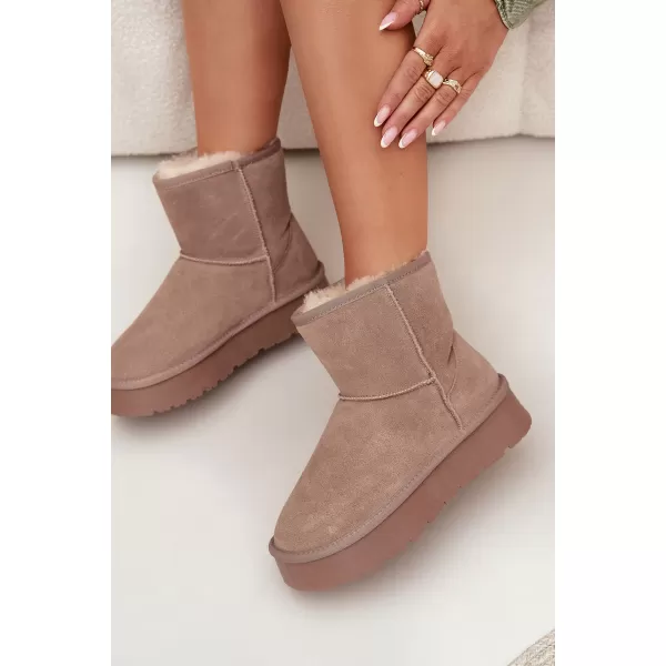  Dámské sněhule BOTO W5825 BEIGE 