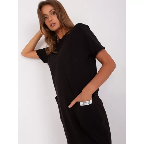  Dámské šaty RUE PARIS RV-SK-8724-1.91 BLACK 