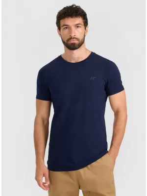 Pánské triko 4F 4FRMM00TTSHM3248 NAVY
