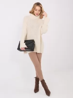 Dámský svetr FACTORY PRICE CH-SW-72993.25 LIGHT BEIGE
