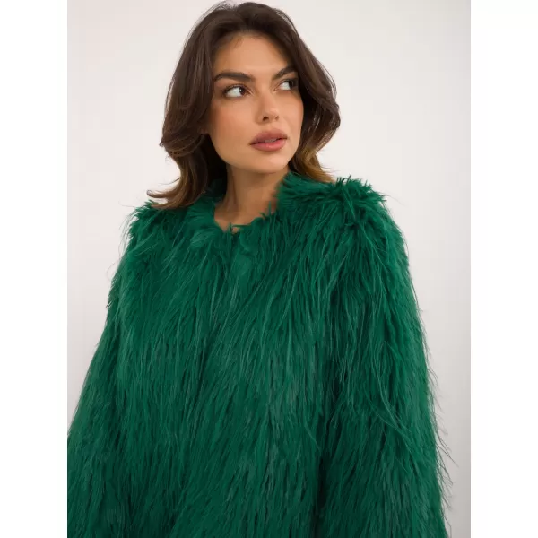  Dámská bunda WOOL FASHION ITALIA AT-KR-2359.96P GREEN 