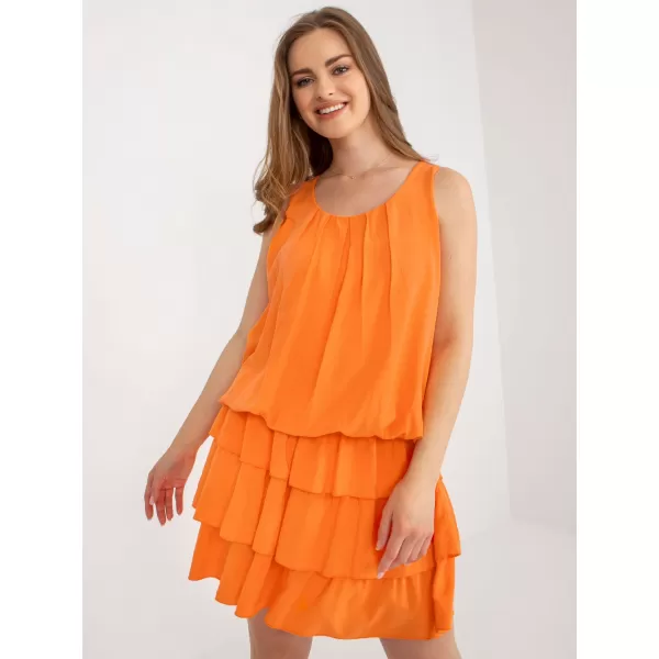  Dámské šaty OCH BELLA TW-SK-BI-8139.44 ORANGE 