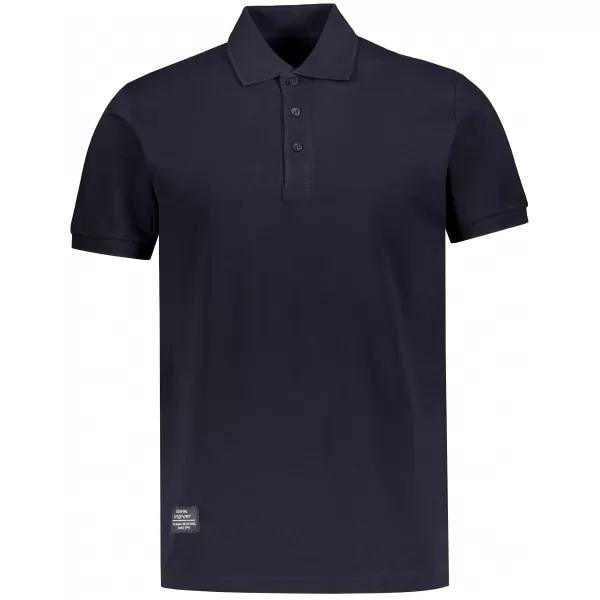  Pánské triko s límečkem ALTISPORT NP/ALMST90601 BLACK OPAL 