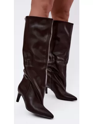 Dámské kozačky BOTO LA3155 BROWN