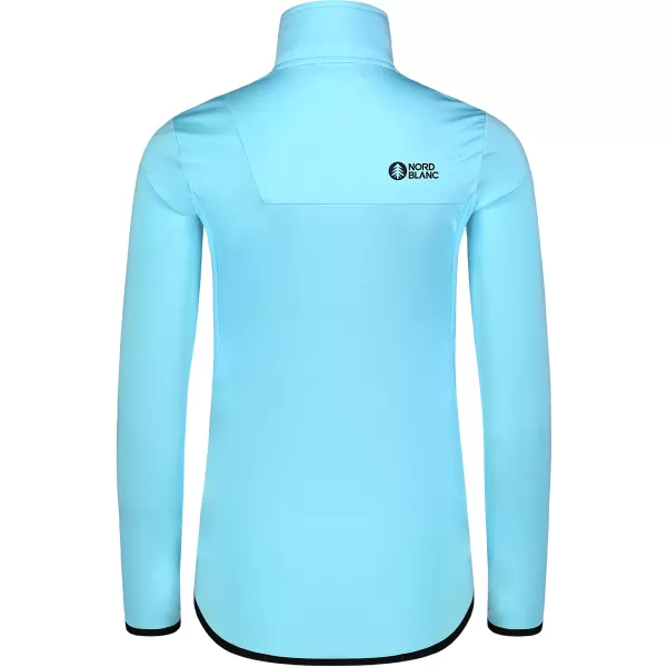  Dámská powerfleece mikina NORDBLANC CRISP NBSFL8338 SVĚTLE MODRÁ 