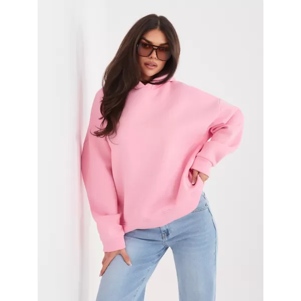  Dámská mikina RUE PARIS RV-BL-A1037.06 BRIGHT PINK 