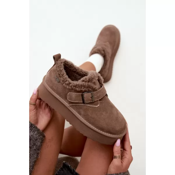  Dámské sněhule BIG STAR SHOES UU274318 BEIGE 