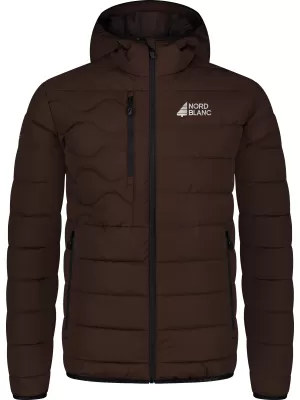 Pánská zimní bunda NORDBLANC ARETE WJM8387 HNĚDÁ