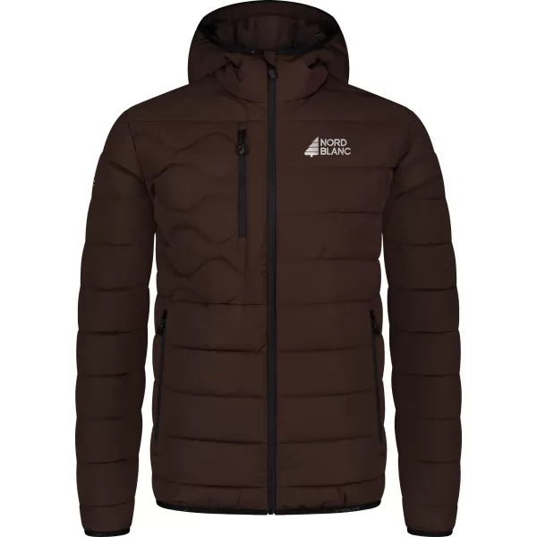  Pánská zimní bunda NORDBLANC ARETE WJM8387 HNĚDÁ 