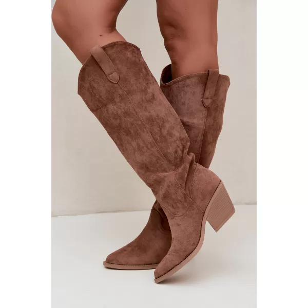  Dámské kozačky BOTO CLS-627 BROWN 