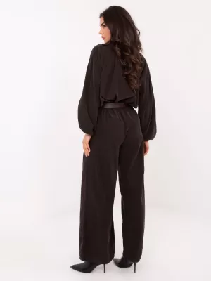 Dámské kalhoty ITALY MODA IT-SP-25782.73 DARK BROWN
