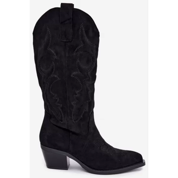  Dámské kozačky BOTO 7689A BLACK 