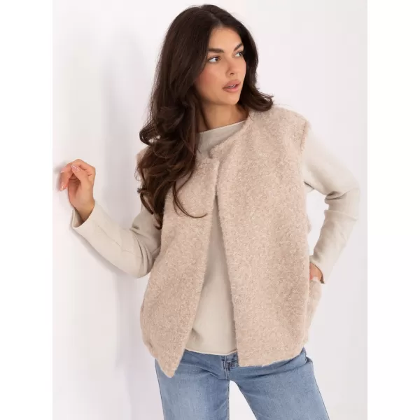  Dámská vesta RUE PARIS IT-KZ-FL9622.29P LIGHT BEIGE 