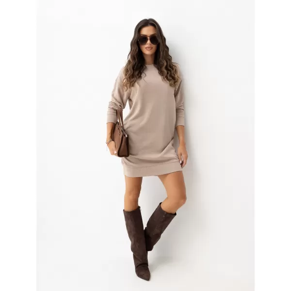  Dámské šaty FACTORY PRICE D10068C30363A BEIGE 