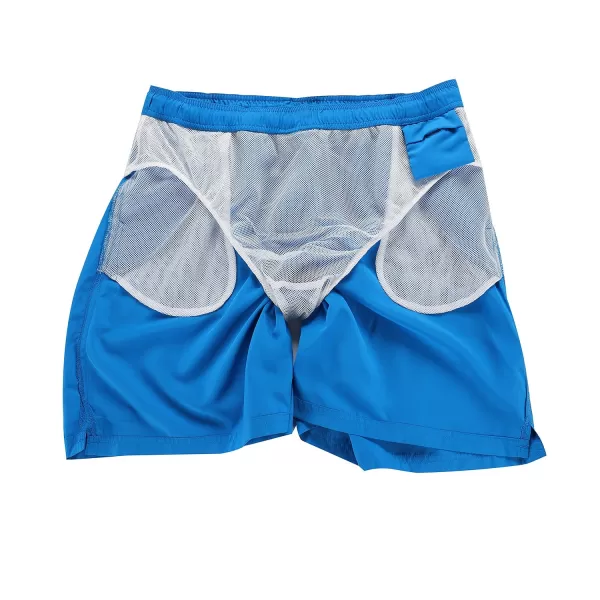  Pánské sportovní kraťasy ALPINE PRO JERAN 2 ELECTRIC BLUE LEMONADE 