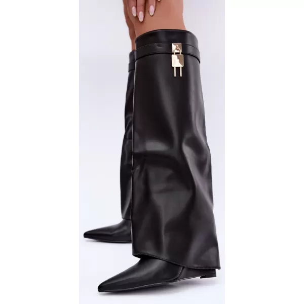  Dámské kozačky BOTO 52166 BLACK 