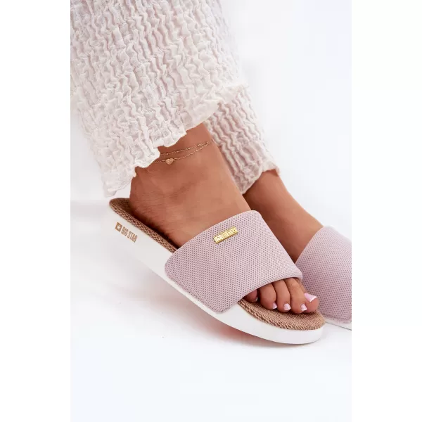  Dámské pantofle BIG STAR SHOES RR274A105 PINK 