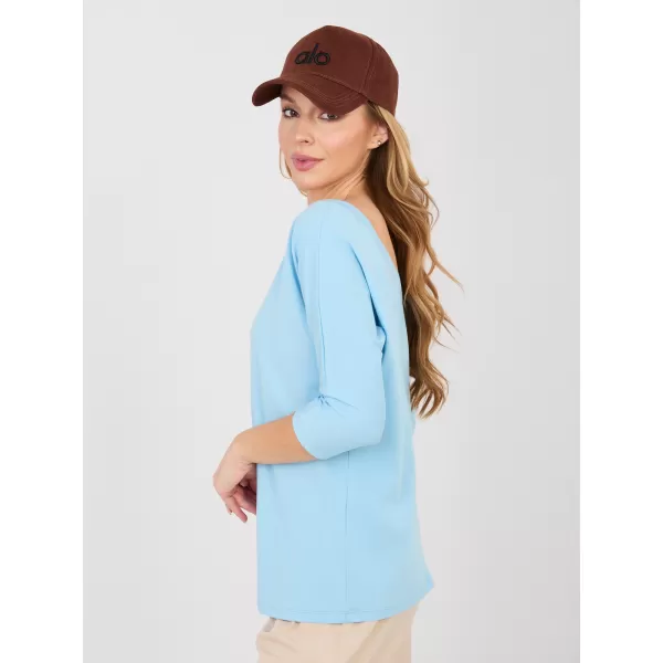  Dámská halenka RUE PARIS RV-BZ-A1189.24 LIGHT BLUE 