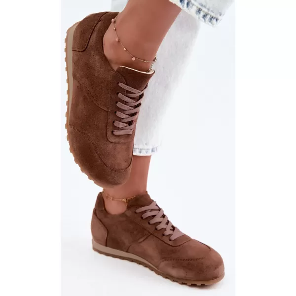  Dámské tenisky ZAZOO N1422 BROWN 