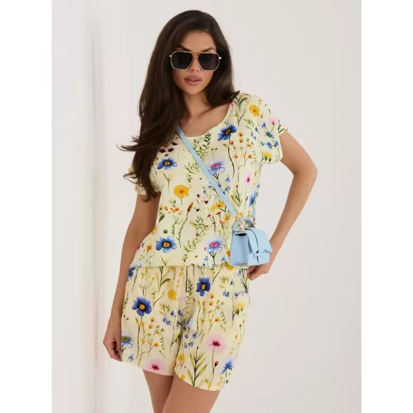 Dámské kraťasy SUBLEVEL D73771M62489KD BRIGHT YELLOW 