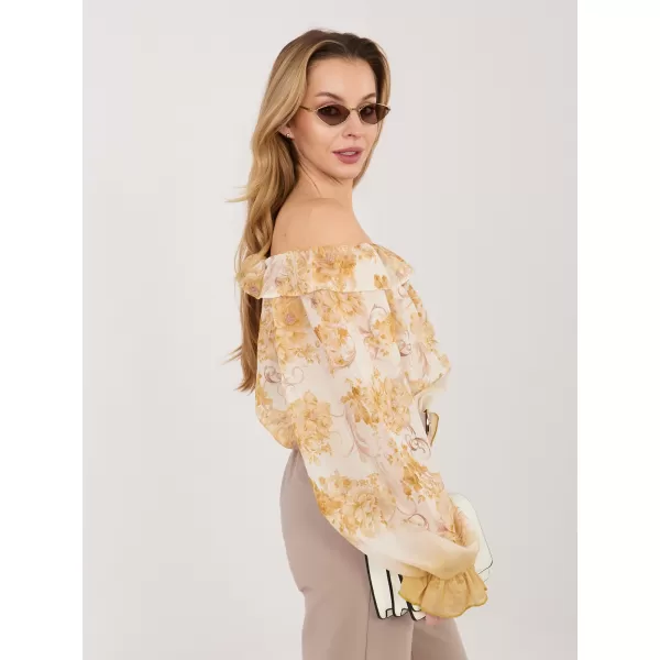  Dámská halenka ITALY MODA IT-BZ-26018.65 YELLOW 
