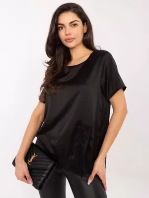 Dámská halenka ITALY MODA MI-BZ-3297.28 NOIRE