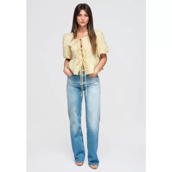  Dámská blůza LARICA OW-TS-E0048 YELLOW 