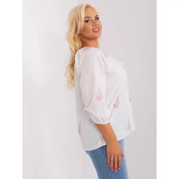  Dámská halenka LAKERTA LK-BZ-509324-1.81P WHITE-PINK 