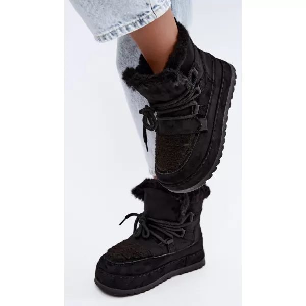  Dámské sněhule BOTO 9077 BLACK 