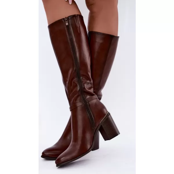  Dámské kozačky SERGIO LEONE KZ-08 BROWN 