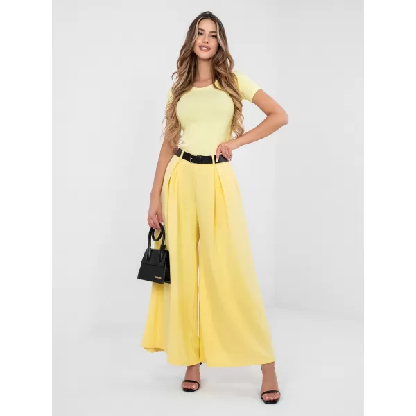  Dámské kalhoty RUE PARIS IT-SP-17872.29 BRIGHT YELLOW 
