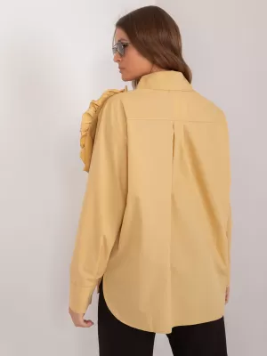 Dámská košile LAKERTA LK-KS-509612.28 DARK YELLOW