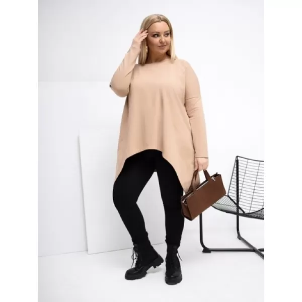  Dámská halenka RELEVANCE RV-BZ-5031.06X DARK BEIGE 