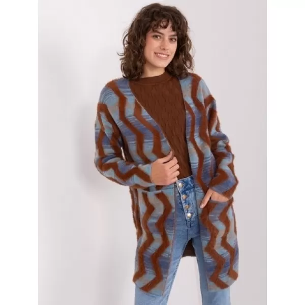  Dámský svetr WOOL FASHION ITALIA AT-SW-234701.34 DARK BLUE 