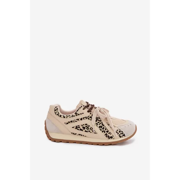 Dámské tenisky BIG STAR SHOES TT274549 BEIGE 